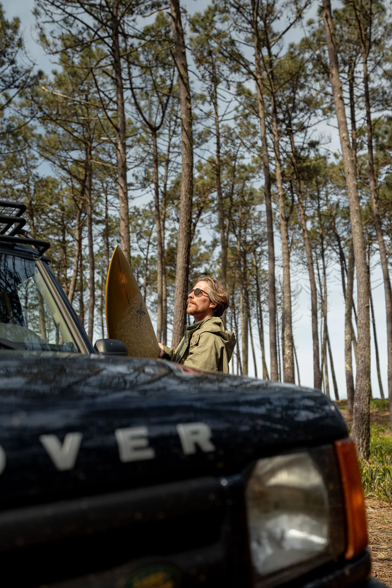 Private surf session on Portugal's Atlantic coast at golden hour